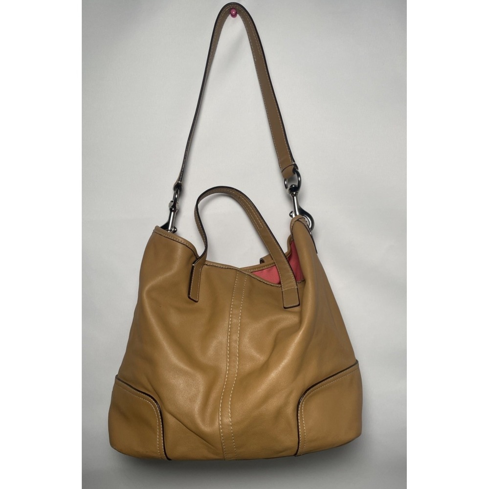 Coach New York Hadley Leather Satchel Shoulder Bag F27728